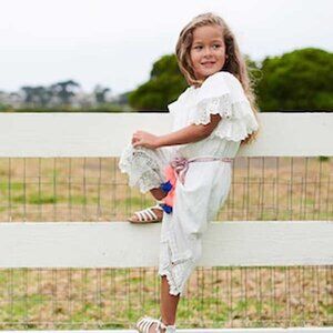 Hannah Banana Eyelet Jumpsuit